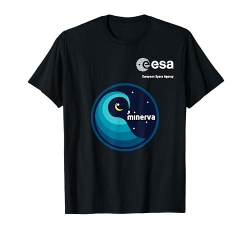 ESA European Space Agency Mission minerva Patch T-Shirt ESA European Space Agency Mission minerva Patch T-Shirt von ESA European Space Agency minerva Weiß