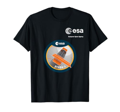 ESA European Space Agency Mission proba-3 Patch T-Shirt von ESA European Space Agency proba-3 Weiß
