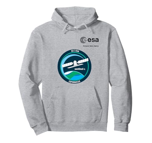 ESA European Space Agency Mission sentinel-1 Patch Pullover Hoodie von ESA European Space Agency sentinel-1 Schwarz