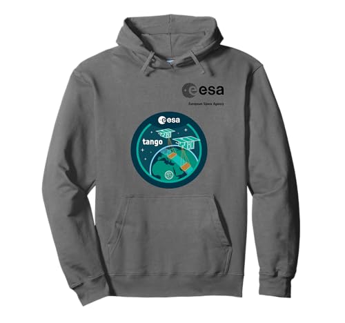 ESA European Space Agency Mission tango Patch Pullover Hoodie von ESA European Space Agency tango Schwarz