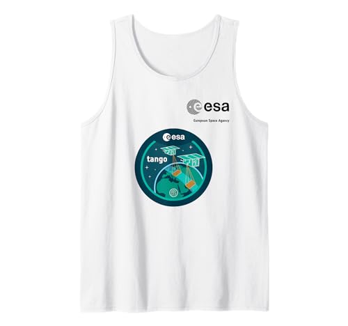 ESA European Space Agency Mission tango Patch Tank Top von ESA European Space Agency tango Schwarz