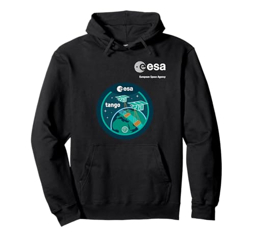 ESA European Space Agency Mission tango Patch Pullover Hoodie von ESA European Space Agency tango Weiß