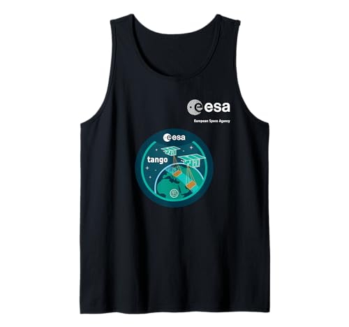 ESA European Space Agency Mission tango Patch Tank Top von ESA European Space Agency tango Weiß