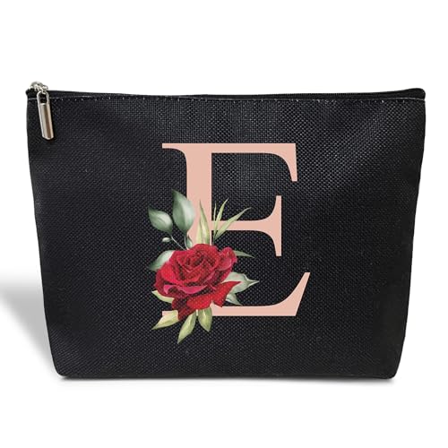 ESAMP Make-up-Tasche mit Monogramm für Frauen, Muttertagsgeschenk, Geschenk für Mutter, Freundin, beste Schwester, Reise-Kosmetiktasche, Reise-Reißverschlusstasche, Hochzeitsgeschenk, Kulturbeutel, von ESAMP