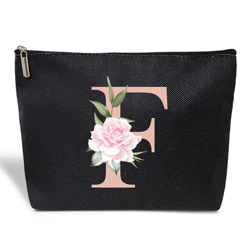 ESAMP Make-up-Tasche mit Monogramm für Frauen, Muttertagsgeschenk, Geschenk für Mutter, Freundin, beste Schwester, Reise-Kosmetiktasche, Reise-Reißverschlusstasche, Hochzeitsgeschenk, Kulturbeutel, von ESAMP