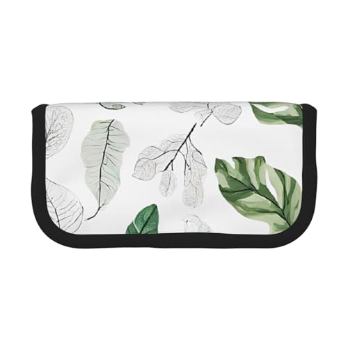 Basilikum Thymian Dill & Rosmarin Große Kapazität Leinwand Federmäppchen Robust und Langlebig Einfach zu verstauen, Schwarz , Einheitsgröße, Schulrucksack von ESASAM