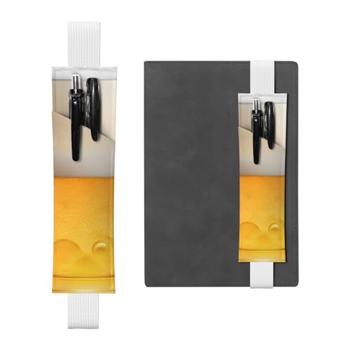 Bierblasen-Leder-Federmäppchen, Lesezeichen, einfach und elegant, modisch und praktisch von ESASAM