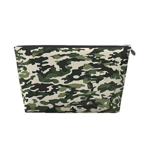 Cold Tree Camouflage-Leder-Reise-Kulturbeutel, ein modischer und praktischer Make-up-Organizer, silber, Einheitsgröße Cold Tree Camouflage-Leder-Reise-Kulturbeutel, ein modischer und praktischer Make-up-Organizer, silber, Einheitsgröße von ESASAM