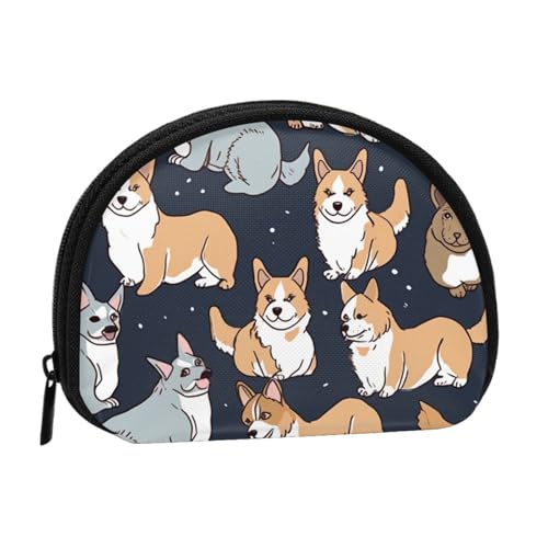 Corgi Pattern Portable Mini Change Storage Bag, Stylish and Compact Coin Purse, Suitable for Daily Carry, Schwarz , Einheitsgröße Corgi Pattern Portable Mini Change Storage Bag, Stylish and Compact Coin Purse, Suitable for Daily Carry, Schwarz , Einheitsgröße von ESASAM