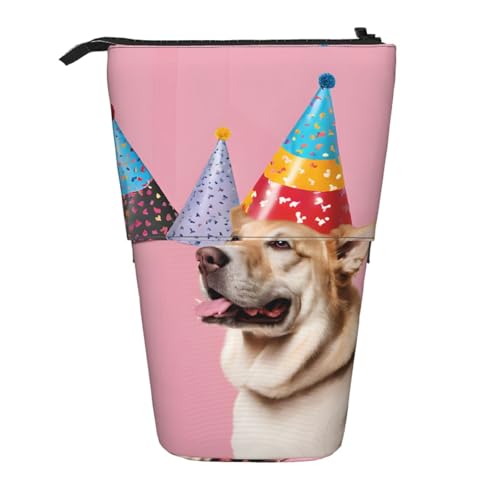 ESASAM Federmäppchen mit französischer Bulldogge, einziehbares Design, vielseitig und langlebig, Schwarz , Einheitsgröße, Schulranzen von ESASAM