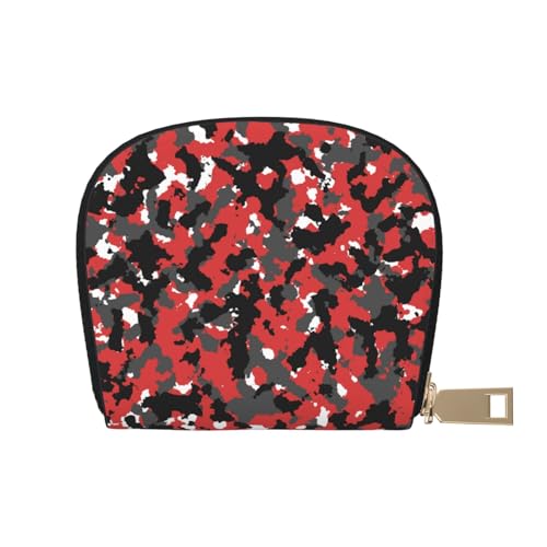 ESASAM Gold Glitter Ananas Fruit Leather Shell Card Bag - Compact and Durable Card Wallet, Multiple Slots Card Organizer, Secure, Portable and Large Capacity Card Holder, Camouflage-Muster, von ESASAM