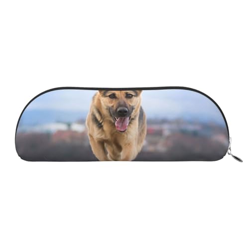 ESASAM Halbrunde Aufbewahrungstasche aus Leder, halbrunde Form, einfach und modisch, silber, Einheitsgröße, Schulrucksack von ESASAM