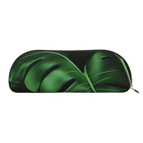 ESASAM Halbrunde Aufbewahrungstasche aus Leder in Bananenblattform, einfach und modisch, gold, Einheitsgröße, Schulrucksack von ESASAM