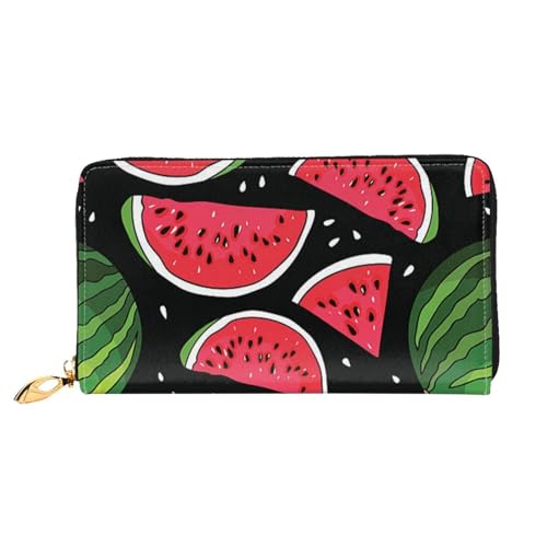 ESASAM Ladybug Luxuriöse und strapazierfähige Ledergeldbörse für Damen und Herren - Multifunktional und sicher, Nano-Prägung, perfekt für den täglichen Gebrauch und besondere Anlässe, wassermelone, von ESASAM