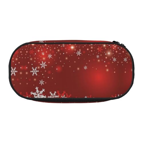 ESASAM Modisches Federmäppchen für Weihnachten, der notwendige Stauraum für Stifte, Bleistifte und Schreibwaren, Schwarz , Einheitsgröße, Schulranzen von ESASAM