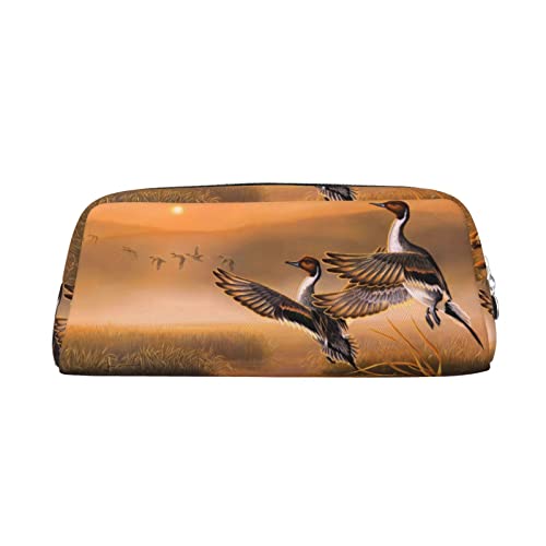 ESASAM Ölgemälde Entenleder mit Reißverschluss, dreidimensionales Federmäppchen, einfach und elegant, modisch und praktisch, silber, Einheitsgröße, Schulrucksack ESASAM Ölgemälde Entenleder mit Reißverschluss, dreidimensionales Federmäppchen, einfach und elegant, modisch und praktisch, silber, Einheitsgröße, Schulrucksack von ESASAM