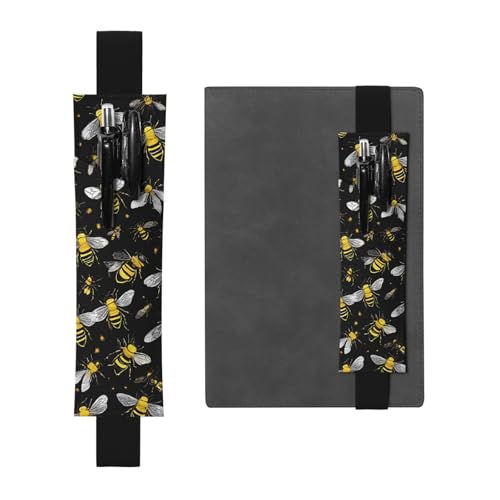 Federmäppchen aus Leder mit Hummelmotiv, einfach und elegant, modisch und praktisch von ESASAM