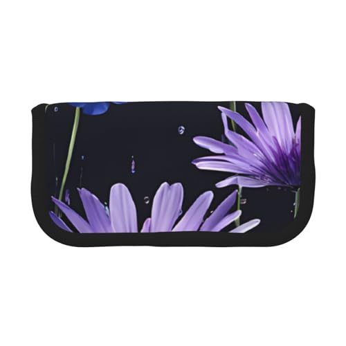 Federmäppchen aus Segeltuch mit großem Fassungsvermögen, robust und langlebig, einfach zu verstauen und ordentlich zu verstauen, Schwarz , Einheitsgröße, Schulrucksack von ESASAM