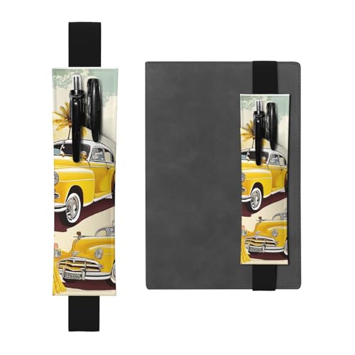 Island of Cuba Leder-Federmäppchen, Lesezeichen, einfach und elegant, modisch und praktisch von ESASAM