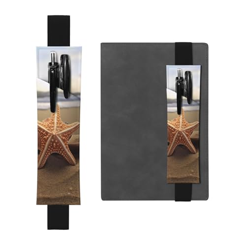 Leder-Federmäppchen mit Strandmotiv, einfach und elegant, modisch und praktisch von ESASAM