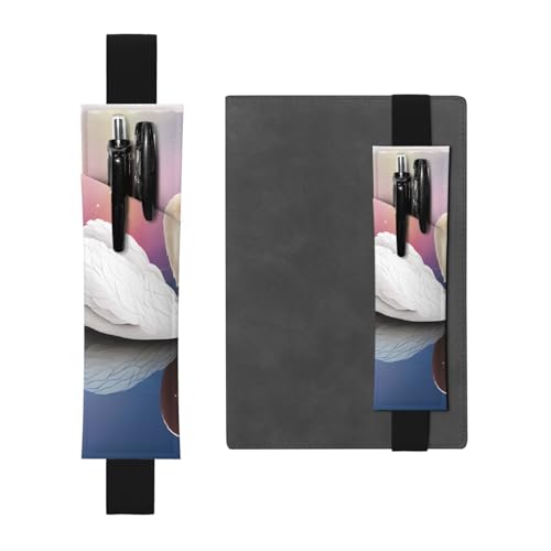 White Swan Leder-Federmäppchen, Lesezeichen, einfach und elegant, modisch und praktisch von ESASAM