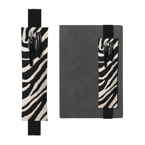 Zebra Tier Leder Federmäppchen Lesezeichen, einfach und elegant, modisch und praktisch von ESASAM