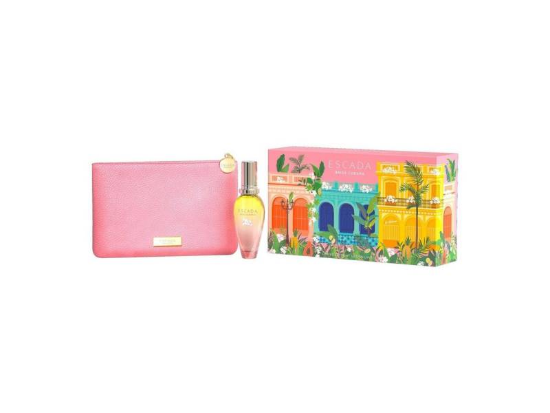 ESCADA Duft-Set Brisa Cubana Set = E.d.T. Nat. Spray 30 ml + Pouch, Damenduft vegan von ESCADA
