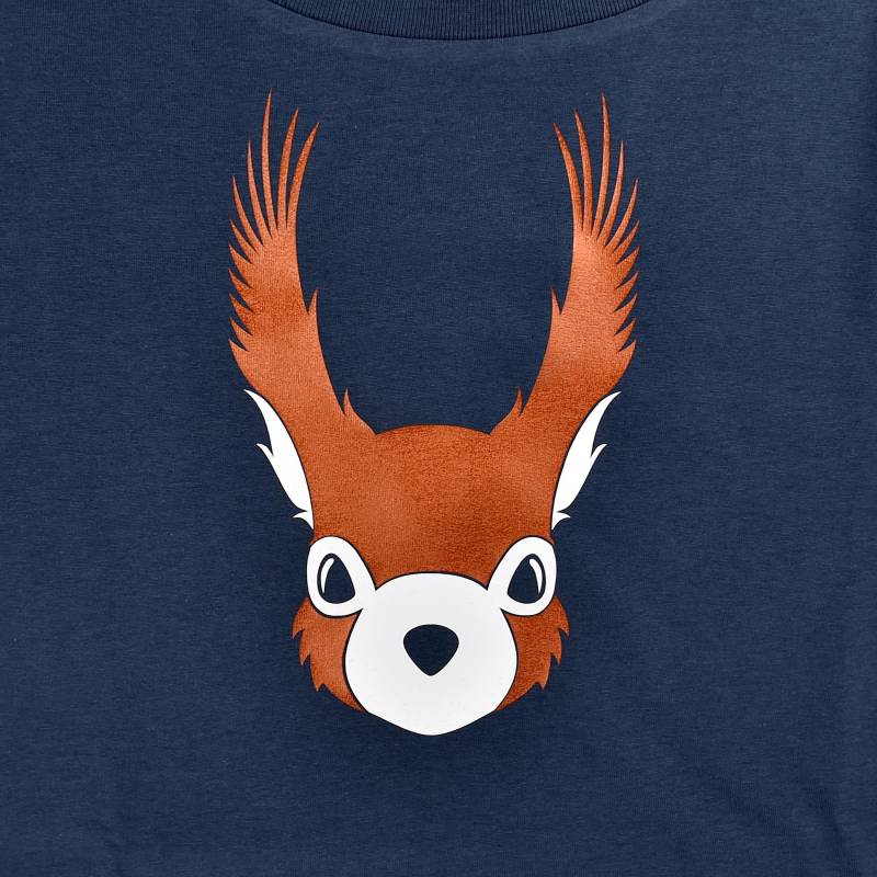 Eichhörnchen Damen T-Shirt Aus Biobaumwolle Für Abenteuerinnen Und Tierfreundinnen - Handbedruckt in Wien von ESCAshop