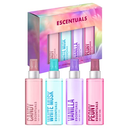 Escentuals Mini Mist Damen Geschenkset, Duftendes Körperspray 4 x 50ml (3er-Pack) von ESCENTUALS