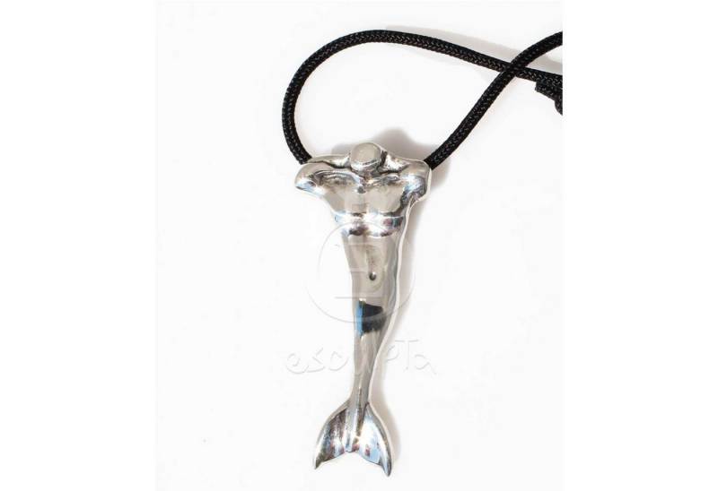 ESCULPTA Silberkette MERMALE Pendant Halskette Meerjüngling silberfarben von ESCULPTA