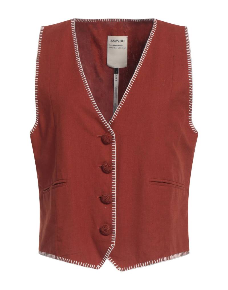 ESCVDO Couture-weste Damen Braun von ESCVDO