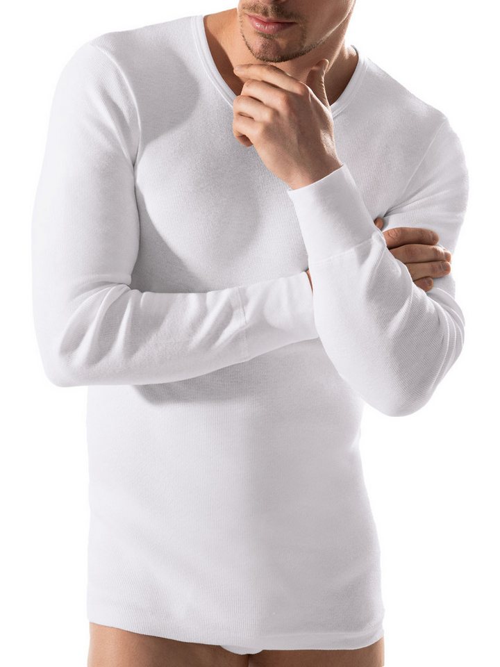 ESGE - Die Wäsche-Macher Lange Unterhose Herren langarm Unterhemd Feinripp (Stück, 1-St) - von ESGE - Die Wäsche-Macher
