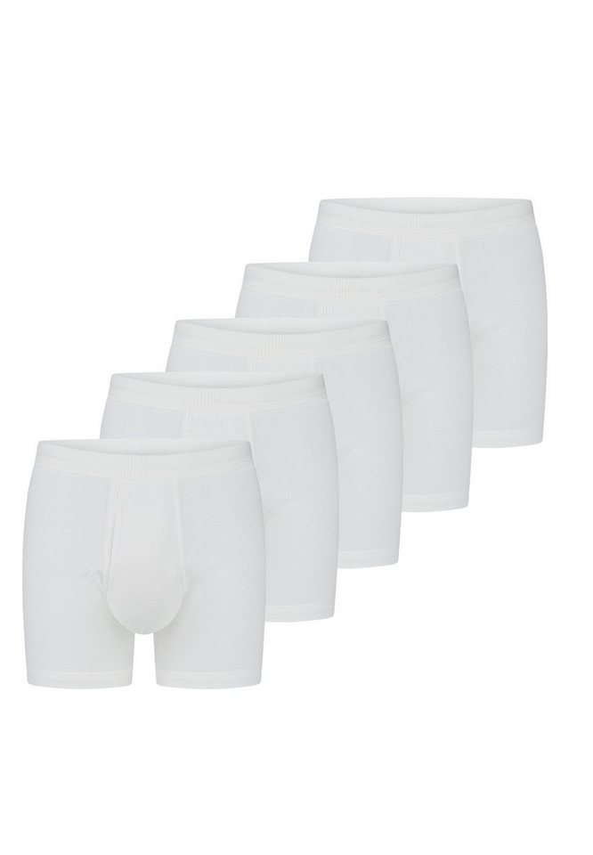 ESGE - Die Wäsche-Macher Retro Boxer 5er Pack - Doppelripp (Spar-Set, 5-St) Retro Short / Pant - Baumwolle - mit Eingriff - Ohne Seitennähte von ESGE - Die Wäsche-Macher