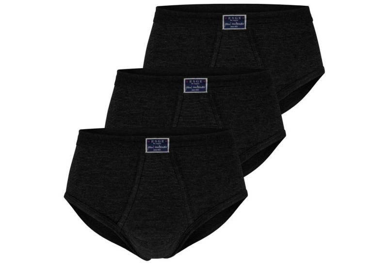 ESGE - Die Wäsche-Macher Slip (3-St) mit Eingriff, Jeans Ringel, Feinripp von ESGE - Die Wäsche-Macher