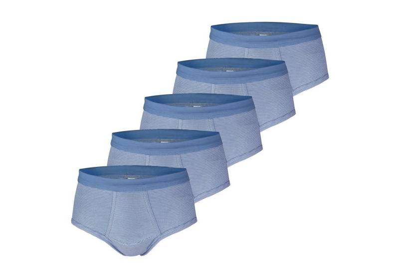 ESGE - Die Wäsche-Macher Slip Feinripp Ringel (5-St) Herren Slips mit Eingriff, Ringel im 5er Pack von ESGE - Die Wäsche-Macher