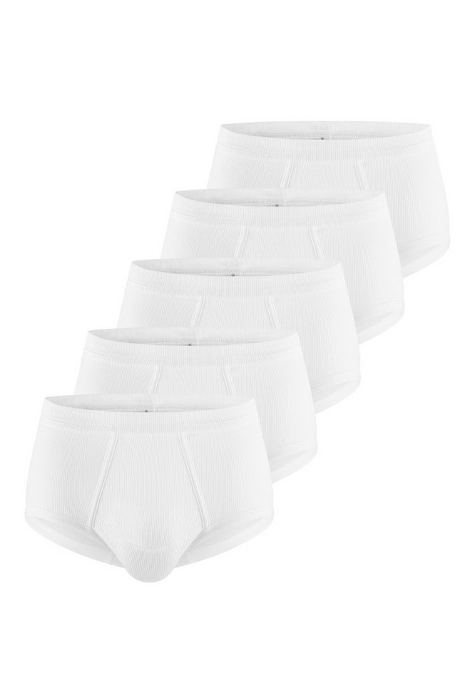 ESGE - Die Wäsche-Macher Slip 5er Pack - Doppelripp (Spar-Set, 5-St) Slip / Unterhose - Baumwolle - mit Eingriff - Ohne Seitennähte von ESGE - Die Wäsche-Macher