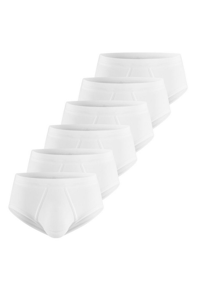 ESGE - Die Wäsche-Macher Slip 6er Pack - Feinripp (Spar-Set, 6-St) Slip mit Eingriff - Baumwolle - mit Eingriff - Ohne Seitennähte von ESGE - Die Wäsche-Macher
