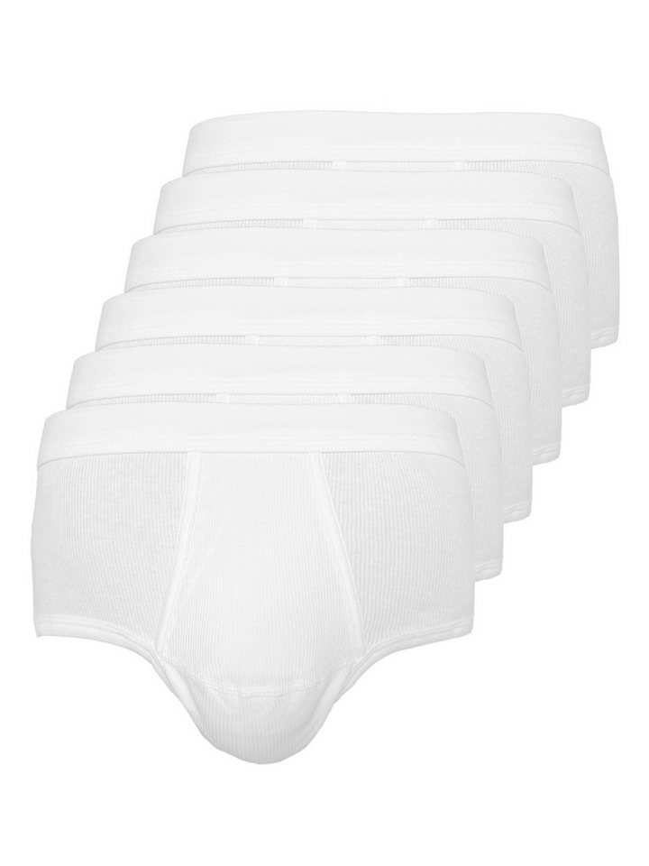 ESGE - Die Wäsche-Macher Slip 6er Pack Herren Slip Doppelripp (Packung, 6-St) mit eingriff von ESGE - Die Wäsche-Macher