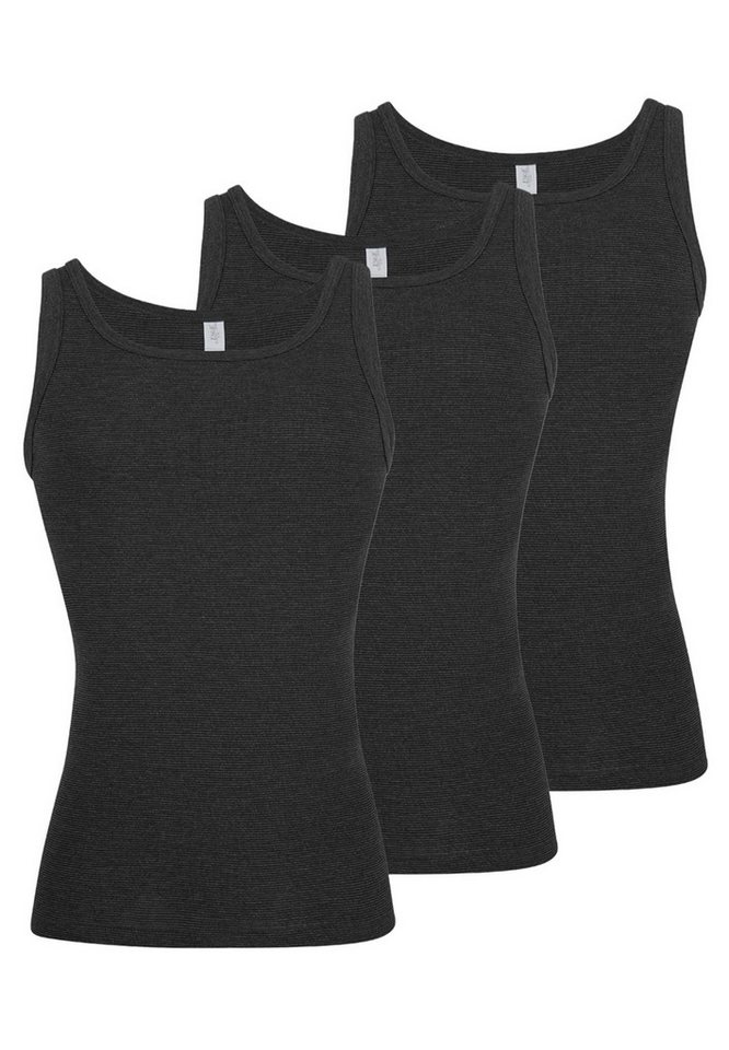 ESGE - Die Wäsche-Macher Unterhemd 3er Pack - Feinripp Jeans (Spar-Set, 3-St) Unterhemd / Tanktop - Baumwolle - Strapazierfähig von ESGE - Die Wäsche-Macher