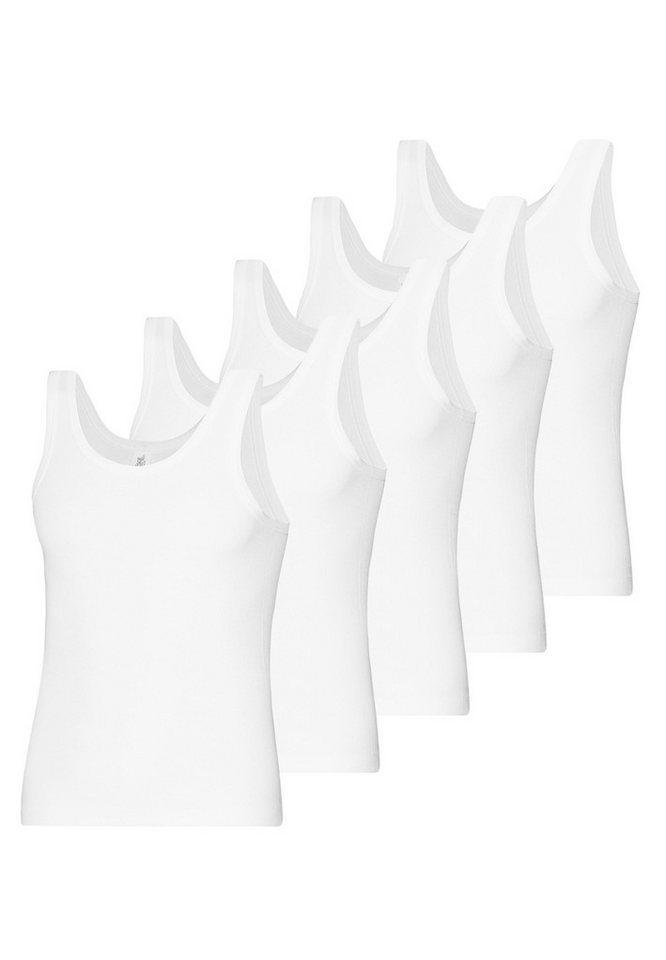 ESGE - Die Wäsche-Macher Unterhemd 5er Pack - Doppelripp (Spar-Set, 5-St) Unterhemd / Tanktop - Baumwolle - Ohne störende Seitennähte von ESGE - Die Wäsche-Macher