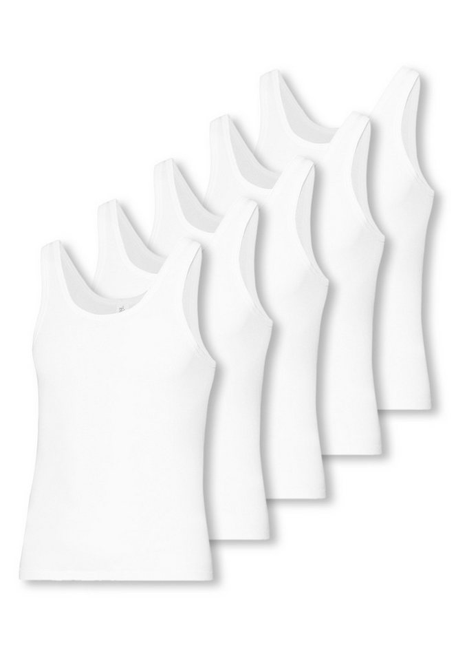 ESGE - Die Wäsche-Macher Unterhemd 5er Pack - Feinripp (Spar-Set, 5-St) Unterhemd / Tanktop - Baumwolle - Ohne störende Seitennähte von ESGE - Die Wäsche-Macher