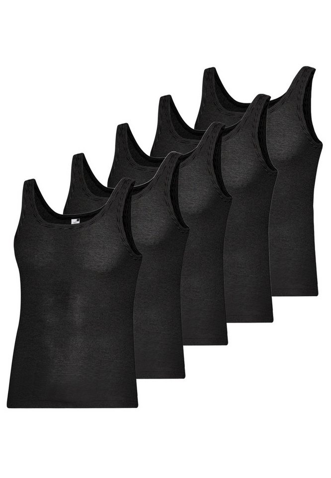 ESGE - Die Wäsche-Macher Unterhemd 5er Pack - Feinripp Ringel (Spar-Set, 5-St) Unterhemd / Tanktop - Baumwolle - Strapazierfähig von ESGE - Die Wäsche-Macher