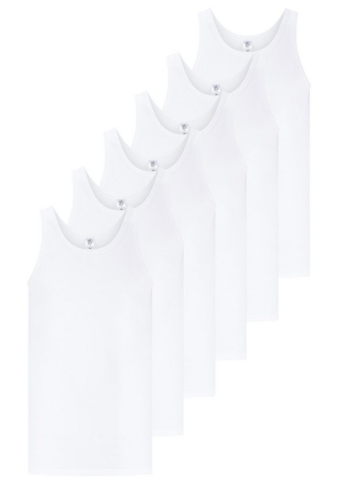 ESGE - Die Wäsche-Macher Unterhemd 6er Pack - Feinripp (Spar-Set, 6-St) Unterhemd - Baumwolle - Ohne störende Seitennähte von ESGE - Die Wäsche-Macher