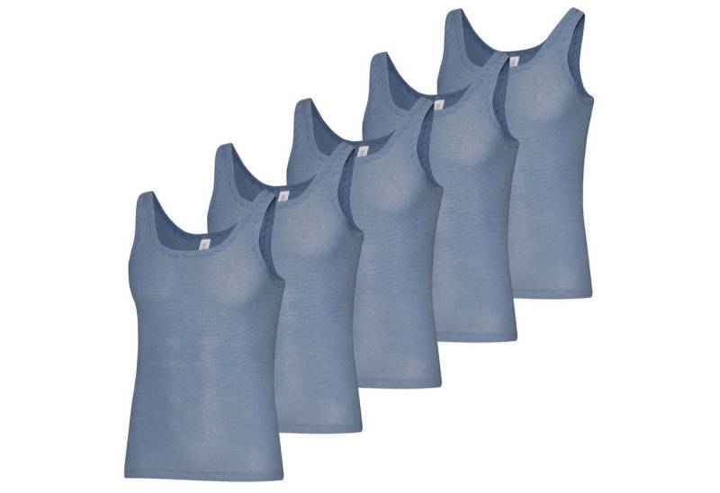 ESGE - Die Wäsche-Macher Unterhemd Feinripp (Mehrpack, 5-St., 5 Stück) Feinripp Ringel im 5er Pack von ESGE - Die Wäsche-Macher