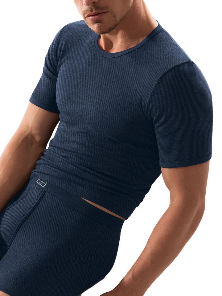 ESGE - Die Wäsche-Macher Unterziehshirt Herren T-Shirt 1/2 Arm Jeans (Stück, 1-St) - von ESGE - Die Wäsche-Macher