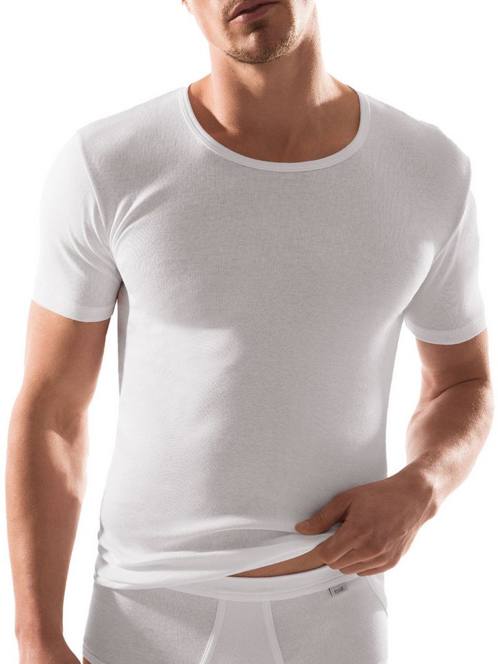 ESGE - Die Wäsche-Macher Unterziehshirt Herren T-Shirt 1/2 Arm Mondial Feinripp (Stück, 1-St) - von ESGE - Die Wäsche-Macher