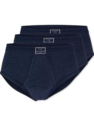 ESGE 53-420 Jeans das original Sportslip mit Eingriff Gr 5-9 3er Pack Größe 8 (XXL), Farbe dunkelblau von ESGE