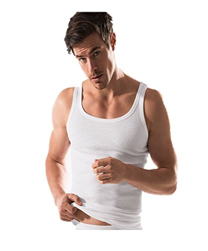 ESGE Art. 120-610 Herren-Sportjacke weiss 2er-PACK Doppelripp: Farbe: weiss | Wäschegröße: 8/XXL von ESGE