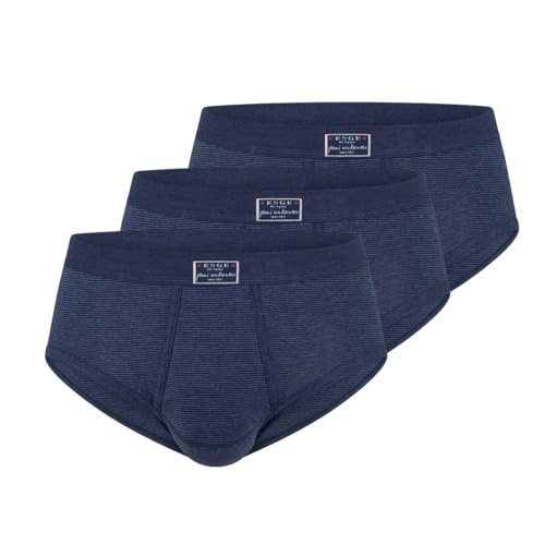ESGE - Feinripp Jeans 420 - Slip mit Eingriff - 3er Pack (8 Marine) von ESGE