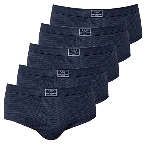 ESGE - Feinripp Jeans 420 - Slip mit Eingriff - 5er Spar-Pack (6 Marine) von ESGE